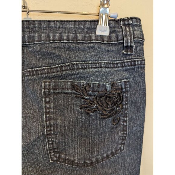 Fantasy Women's Jeans Size 8 Average Embellished Sides - Picture 5 of 6
